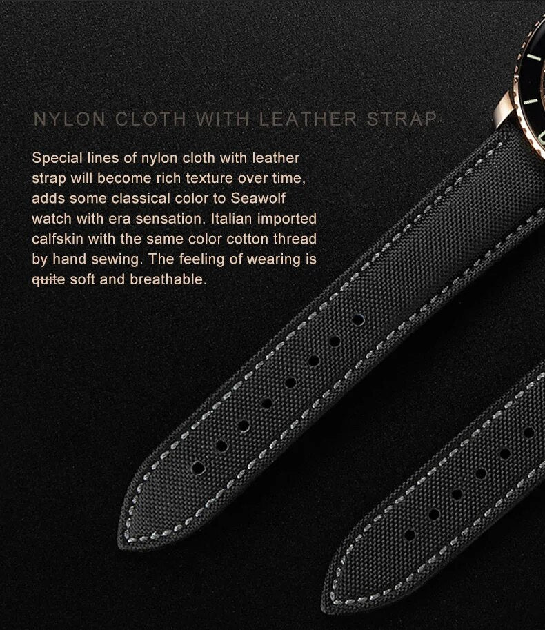 Men’s Luxury Waterproof Automatic Rubber Strap Mechanical Watch