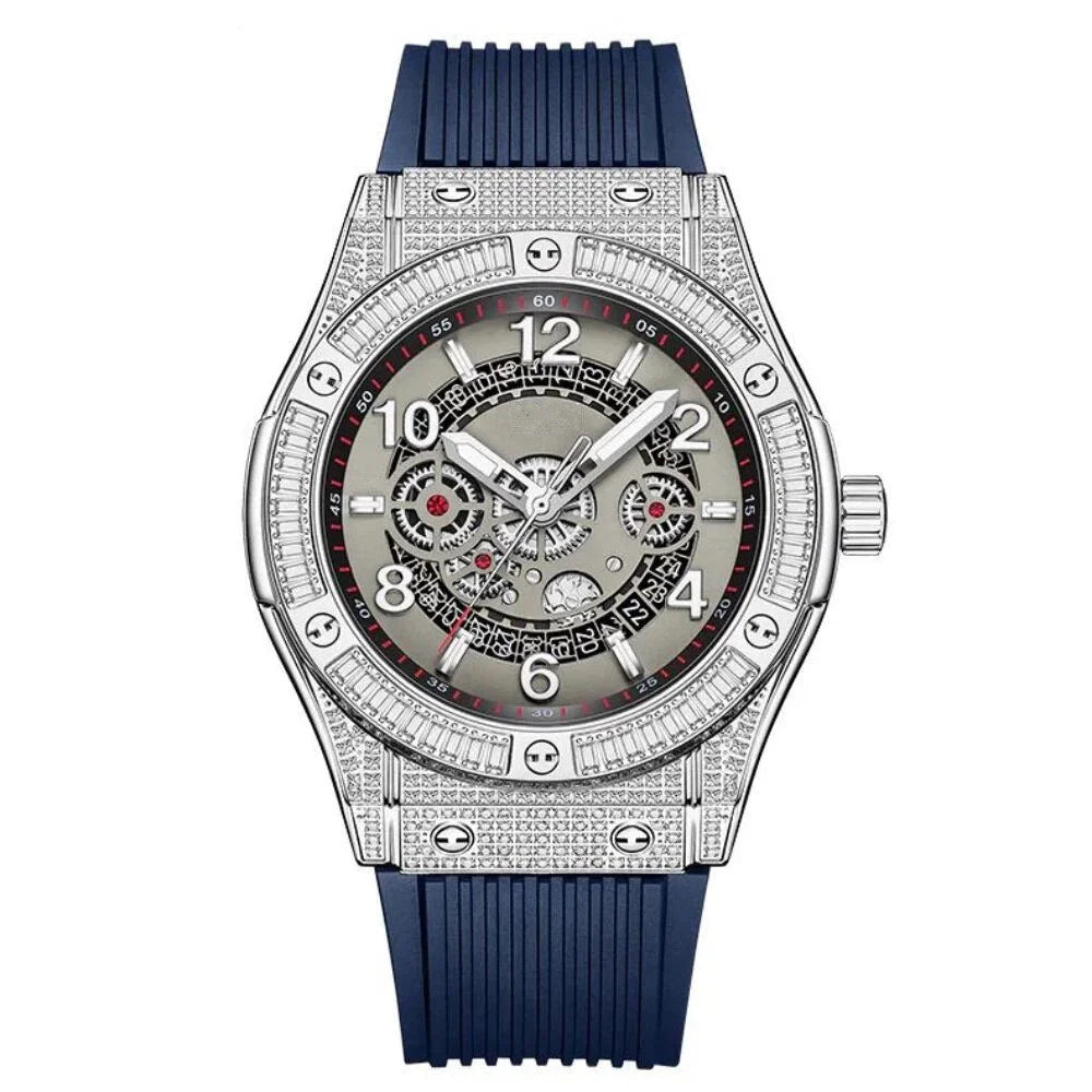 Men’s Crystals Hand-inlaid Automatic Mechanical Watch