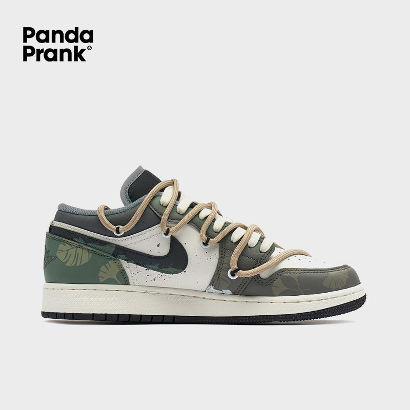 Green Meadows - Unisex Jordan 1 Low Custom