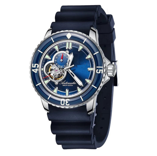 Men’s Luxury Waterproof Automatic Rubber Strap Mechanical Watch