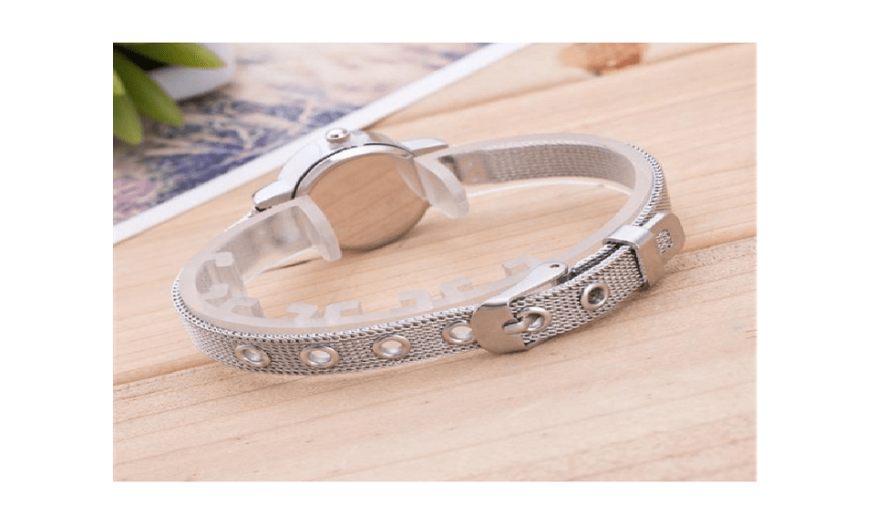 Stainless Steel Rhinestone Quartz Wrist Watch Fashion Beautiful Party Wedding Women Watches