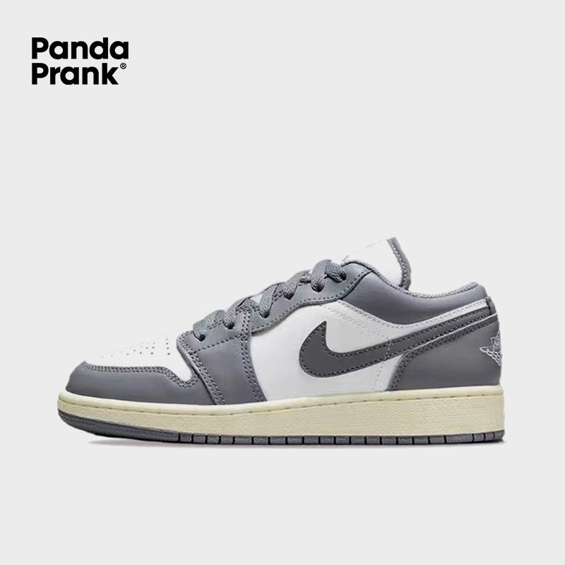 Gray Pattern - Unisex Jordan 1 Low Custom