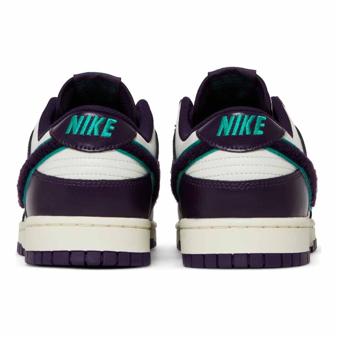 Nike Dunk Low Chenille Swoosh Sail Grand Purple