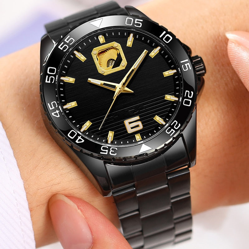 Men’s Luxury Business Style Automatic Self-Wind Mechanical Wristwatch