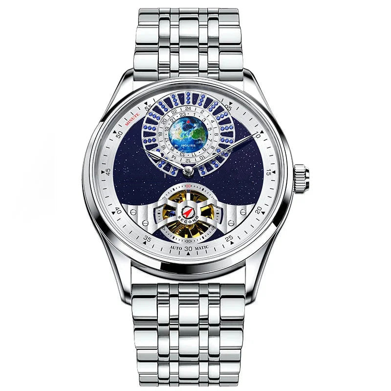 Men’s Luxury Classic Sapphire Glass Tourbillon Automatic Mechanical Watch